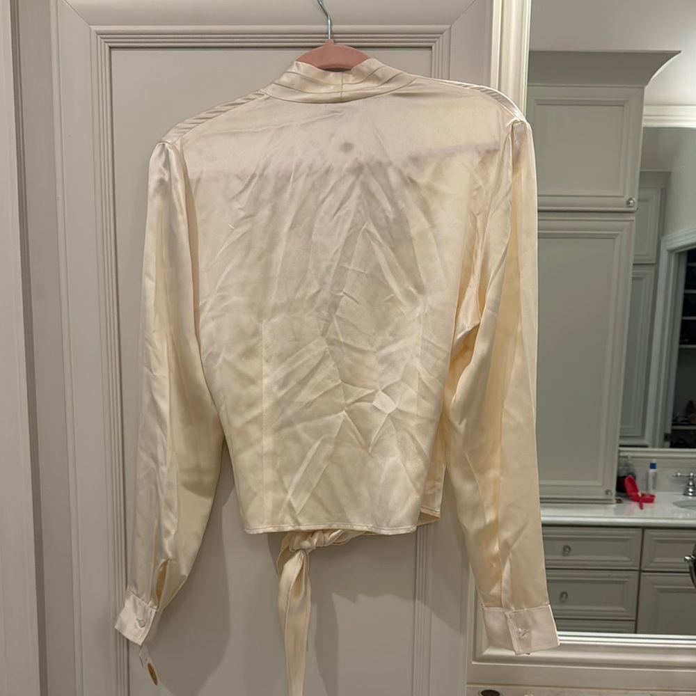 Talbots Pink Silk Blouse - Picture 5 of 5